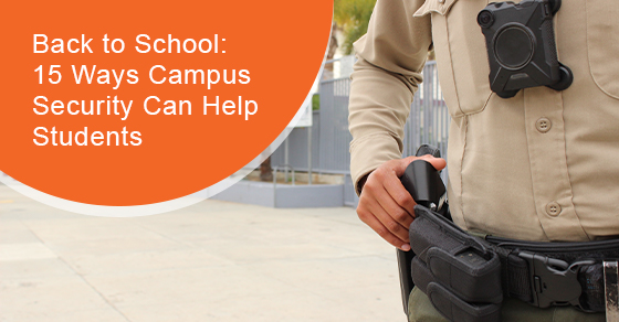 Ways campus security can help students